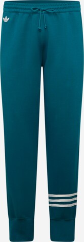 Pantalon 'Neuclassics' ADIDAS ORIGINALS en vert : devant