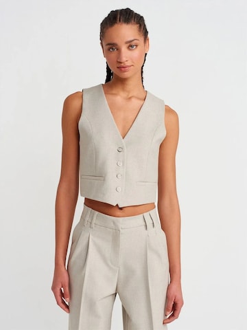 Dilvin Bodywarmer in Beige: voorkant