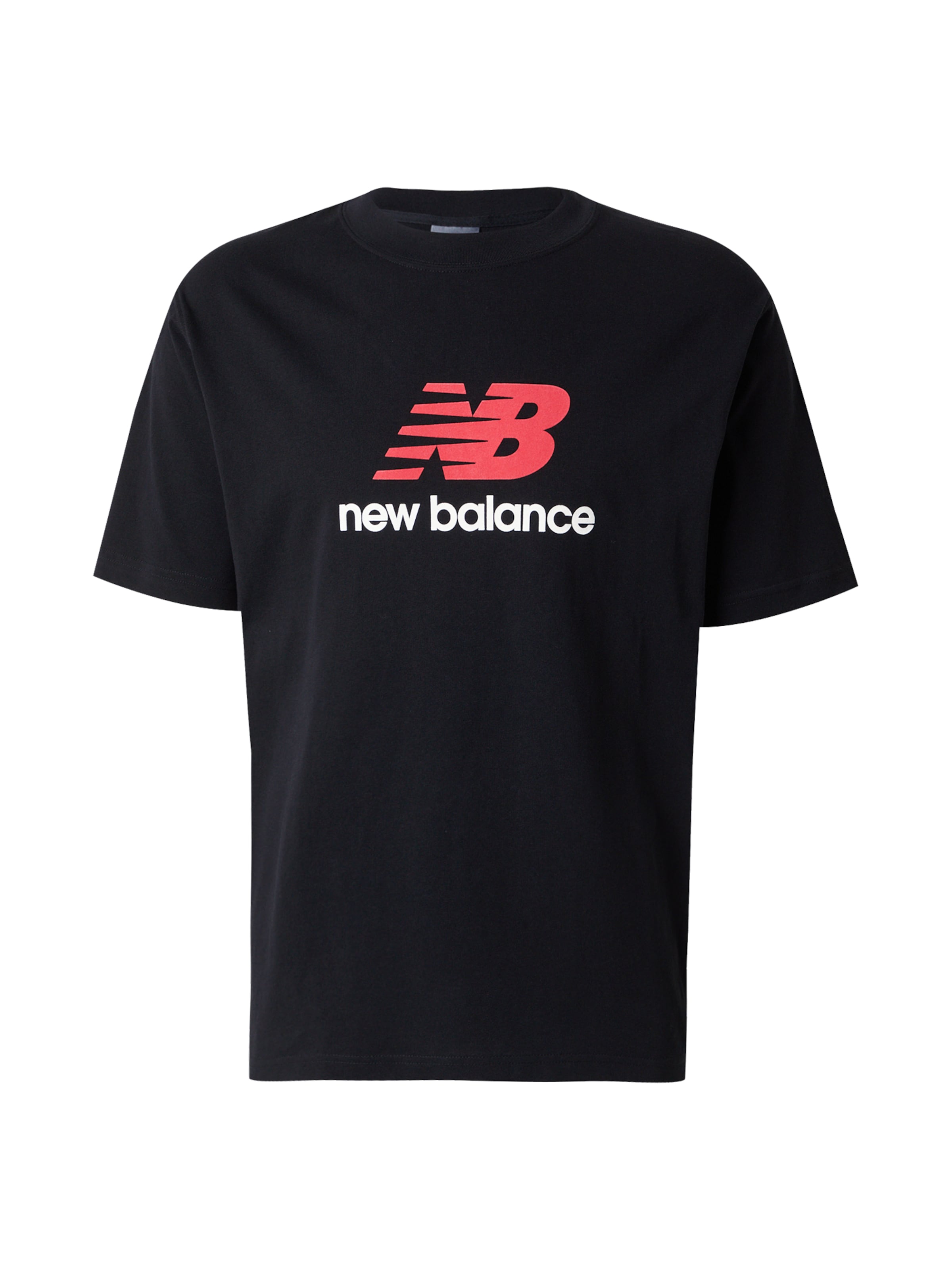T-Shirt 'Athletics' new balance en noir : devant