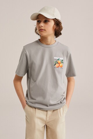 WE Fashion Shirt in Grijs: voorkant