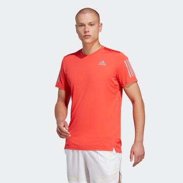 ADIDAS SPORTSWEAR Performance Shirt 'Own the Run' in Red: front