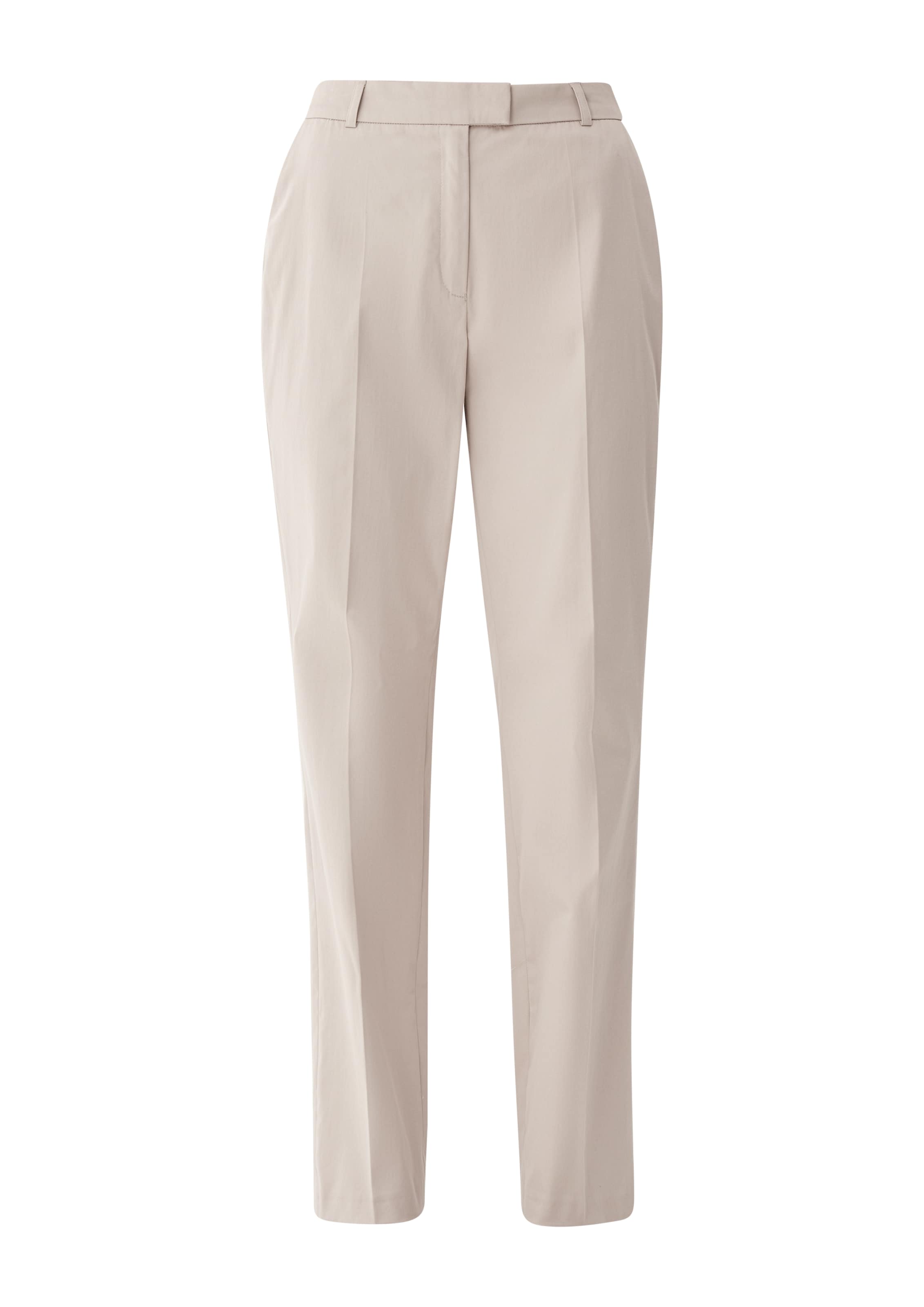 Pantalon à plis s.Oliver BLACK LABEL en beige : devant