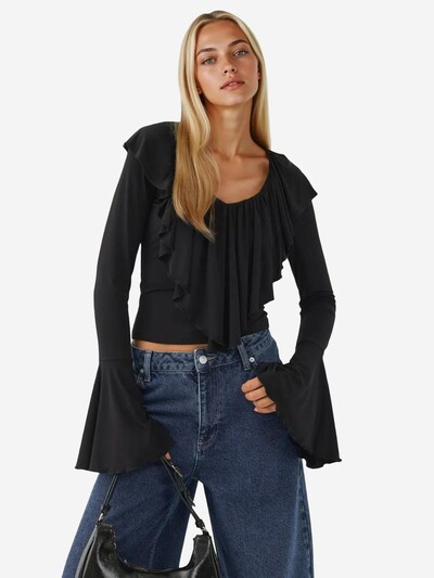 Hiccup Bluse 'Blusen' in XXS in schwarz, Produktansicht
