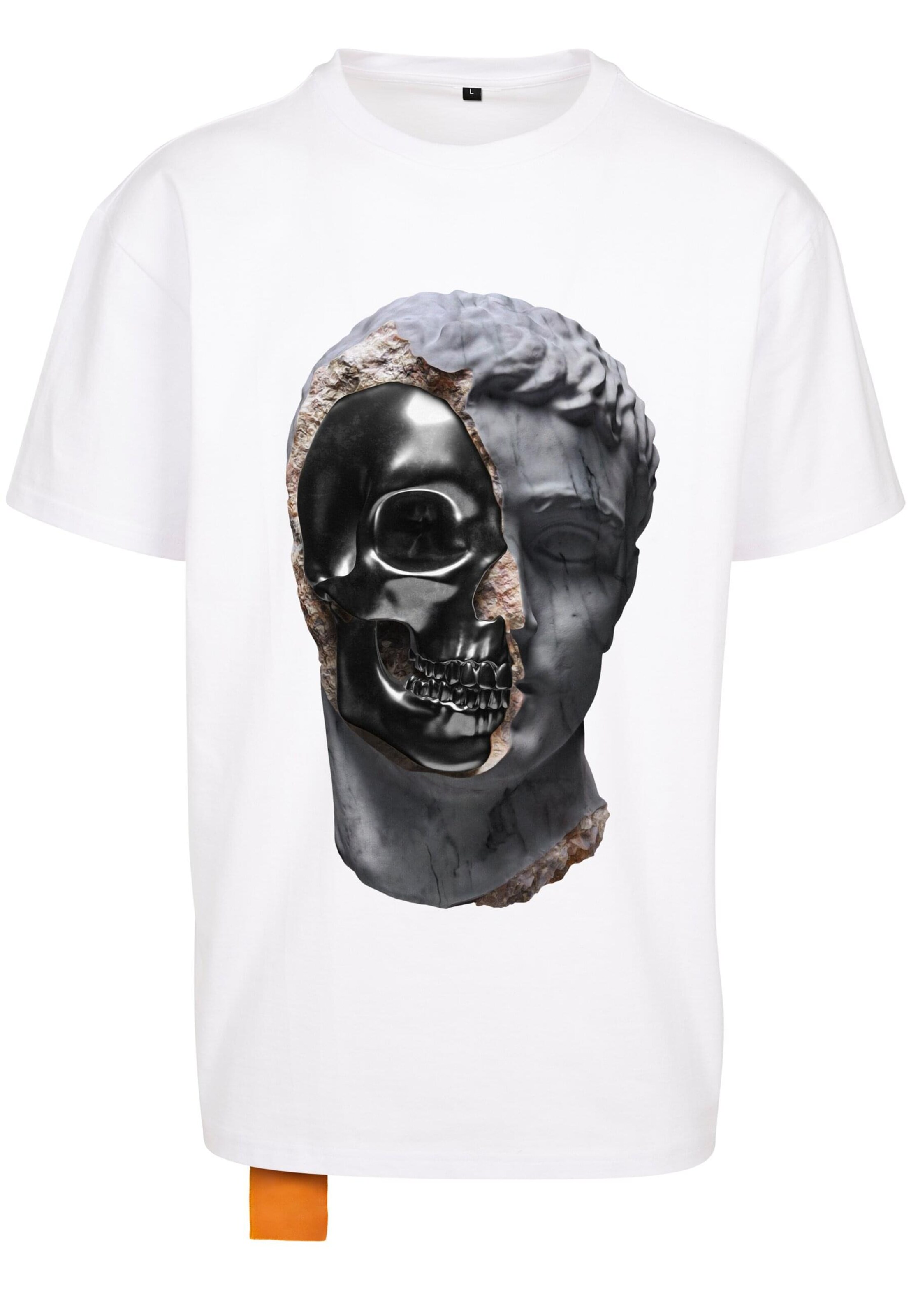 Maglietta 'Sliced Tee' di Forgotten Faces in bianco: frontale