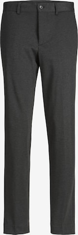 JACK & JONES Slim fit Pleated Pants 'JONES' in Grey: front