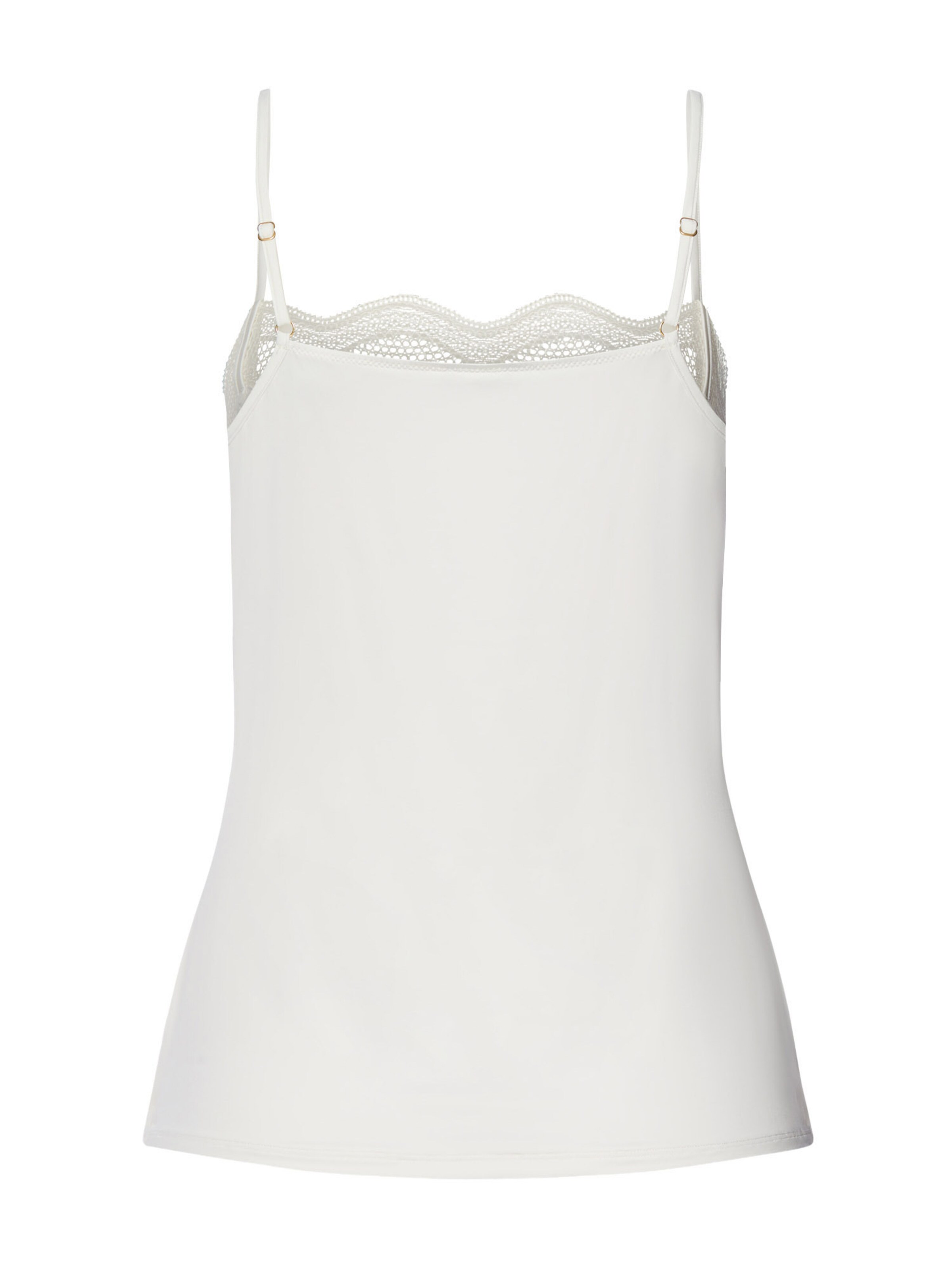 Haut ' Ciria ' Hanro en blanc