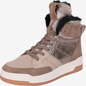 Crickit High-Top Sneakers 'NAILA' in Brown: front