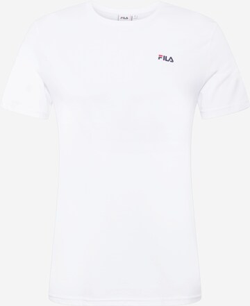 T-Shirt 'Edgar' FILA en blanc : devant
