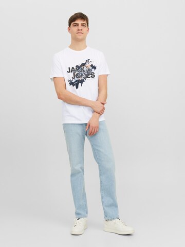 JACK & JONES T-Shirt 'Nelson' in Weiß