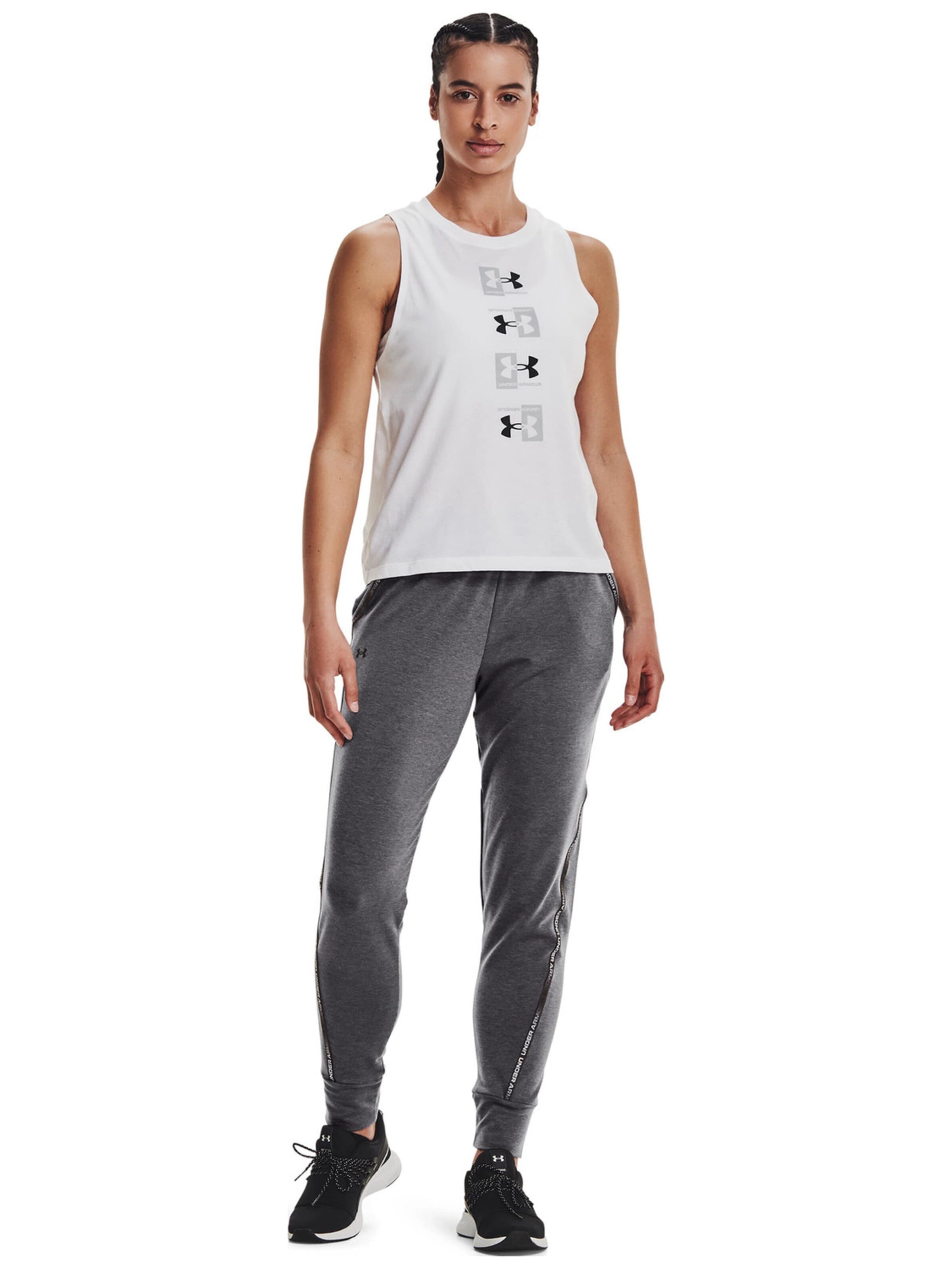 UNDER ARMOUR - regular Pantalón deportivo 'Under Armour Rival Terry' en gris