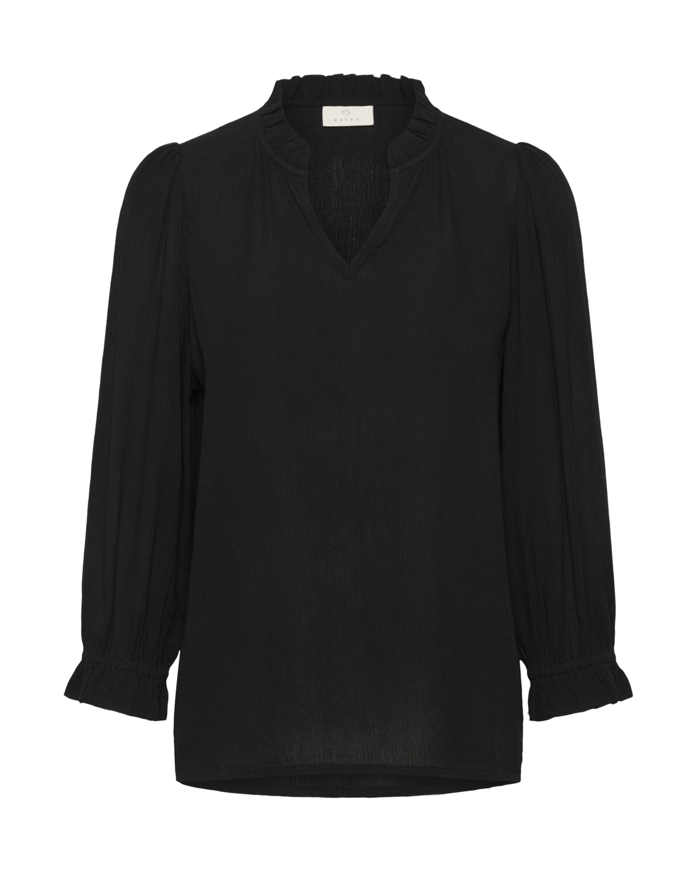 Kaffe Bluse &#x27;Liv&#x27; in Schwarz: Vorderseite