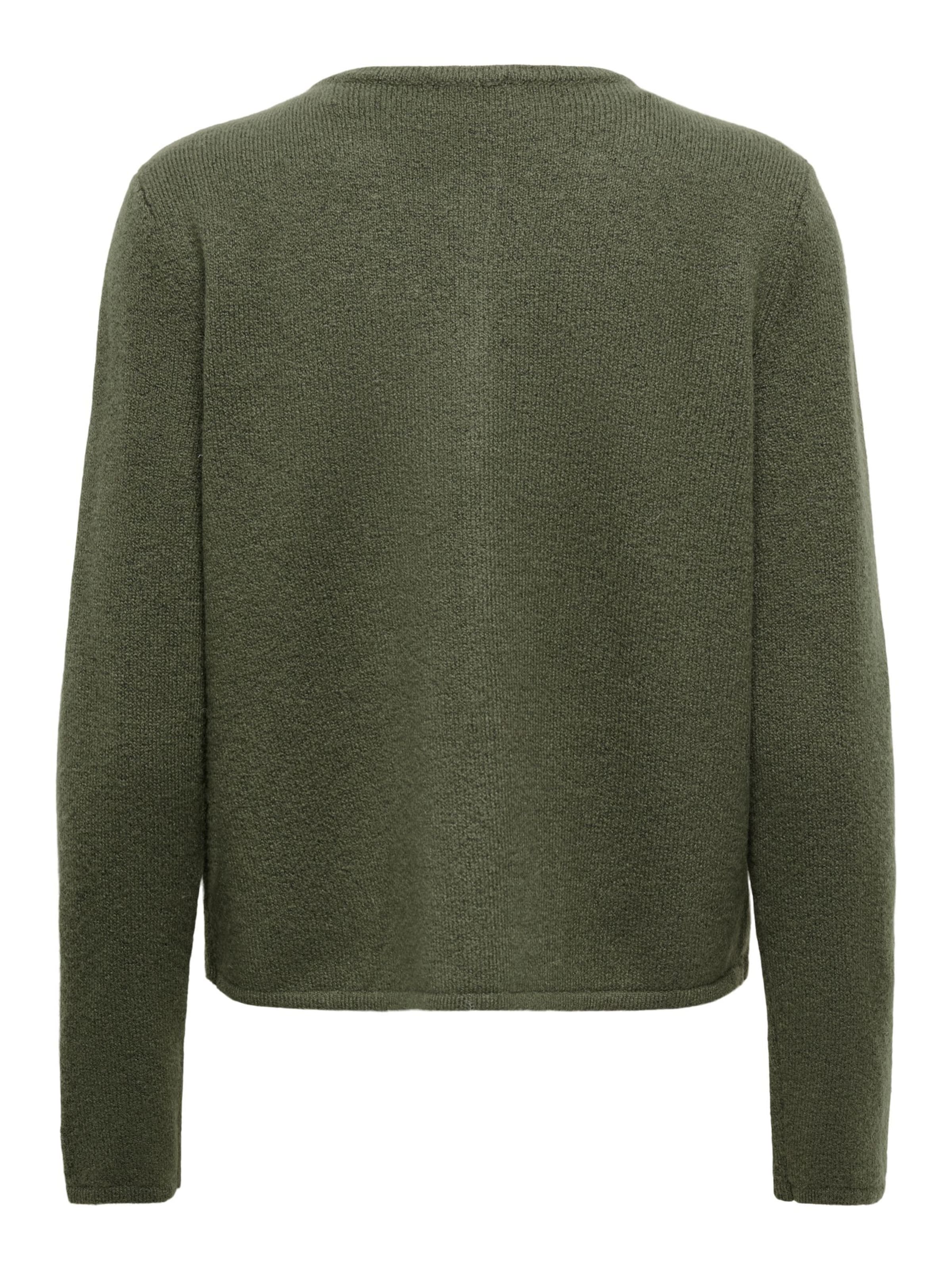 JDY Knit Cardigan 'JDYRue' in Green