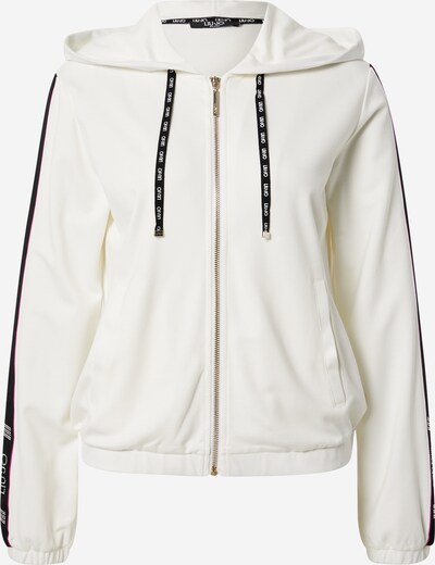 LIU JO JEANS Veste de survêtement en rose / noir / blanc, Vue avec produit