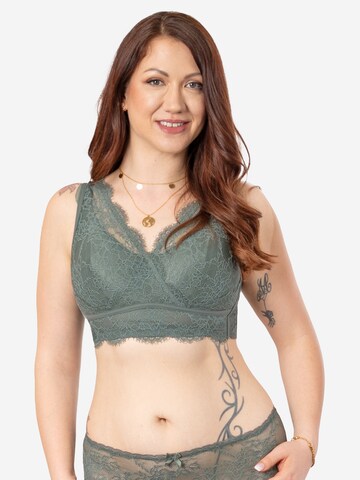 SugarShape Bralette Bra in Green: front