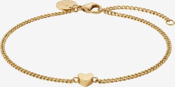 PURELEI Voetsieraden 'Tiny Heart' in Goud: voorkant