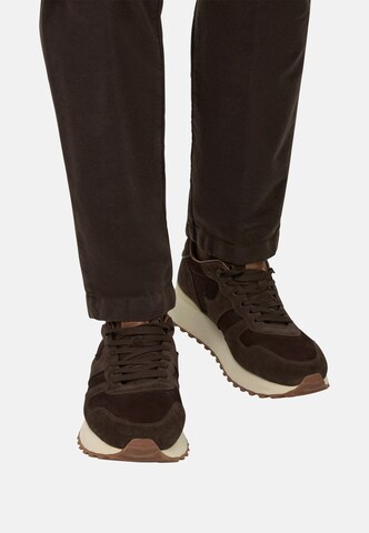 Boggi Milano Sneakers laag in Bruin