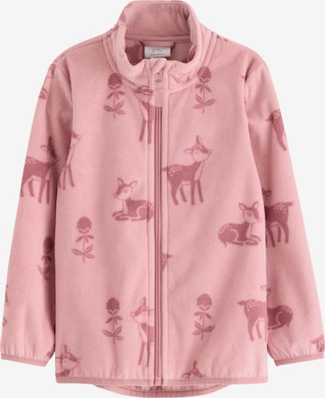 rožinė Lindex Flisinis džemperis: priekis