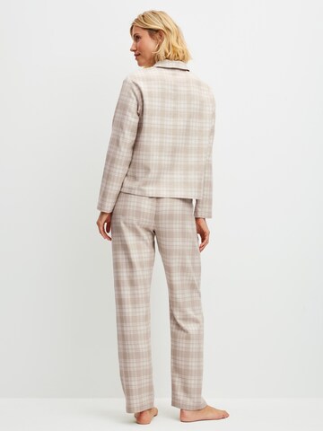 Pigiama 'Plaid Dreams' di CALIDA in beige