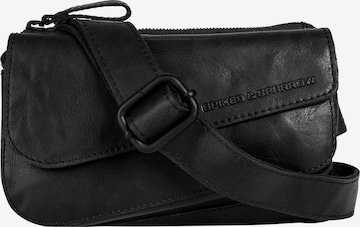 Spikes & Sparrow Gürteltasche in Schwarz: Vorderseite