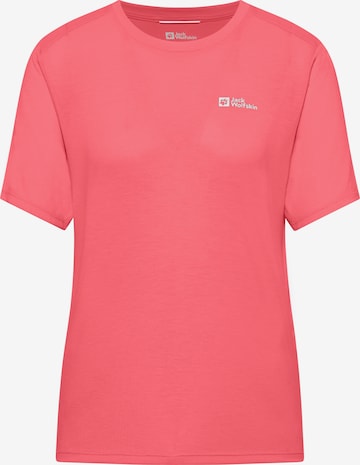 JACK WOLFSKIN Sportshirt in Pink: Vorderseite