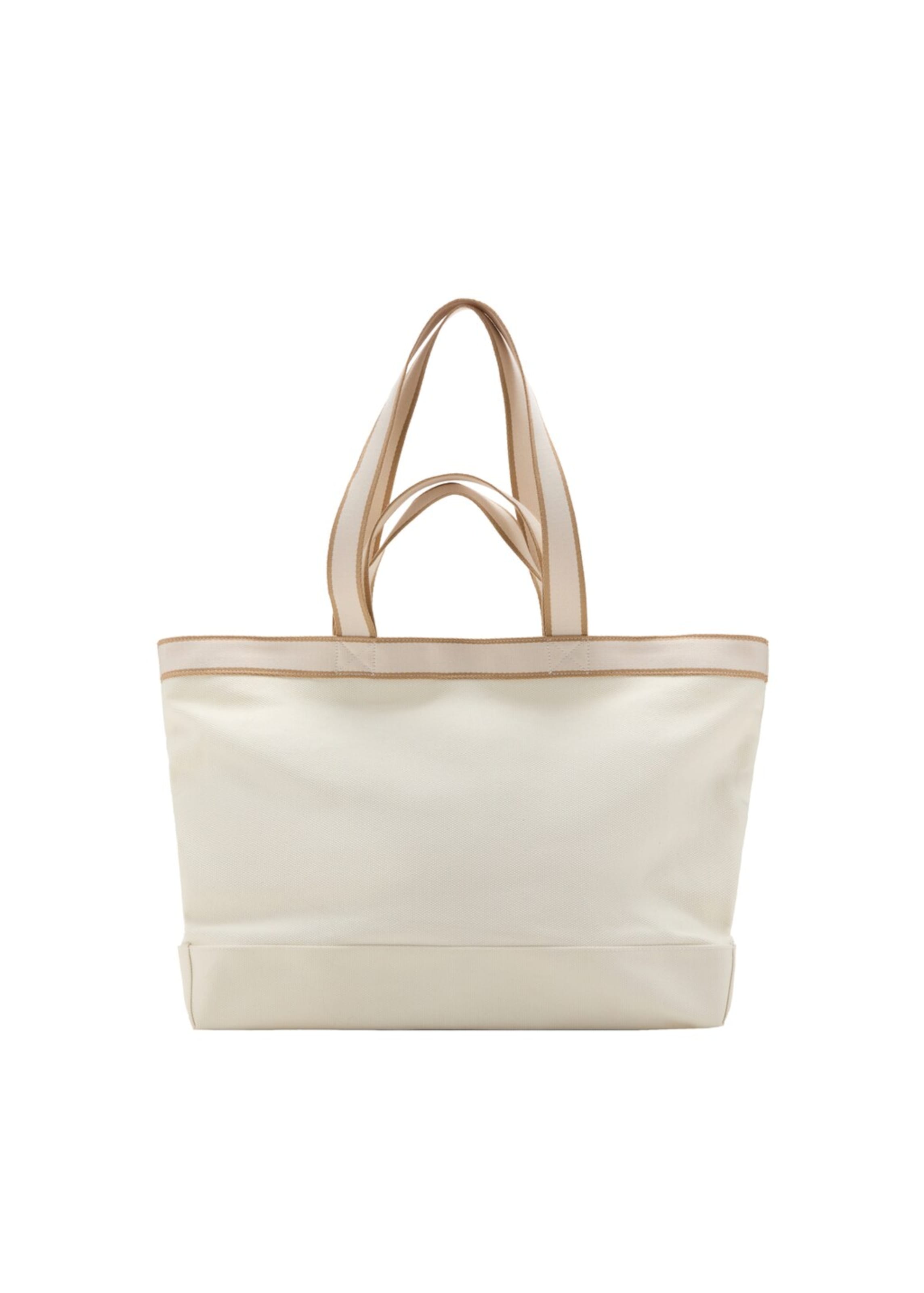 MANGO MAN Shopper in Weiß: Vorderseite