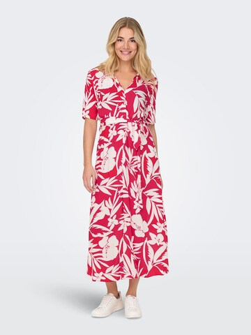 JDY Shirt Dress 'JDYSTARR' in Red