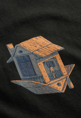 Kaft Shirt 'The Land' in Grijs