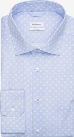 Coupe regular Chemise business ' Regular ' SEIDENSTICKER en bleu : devant