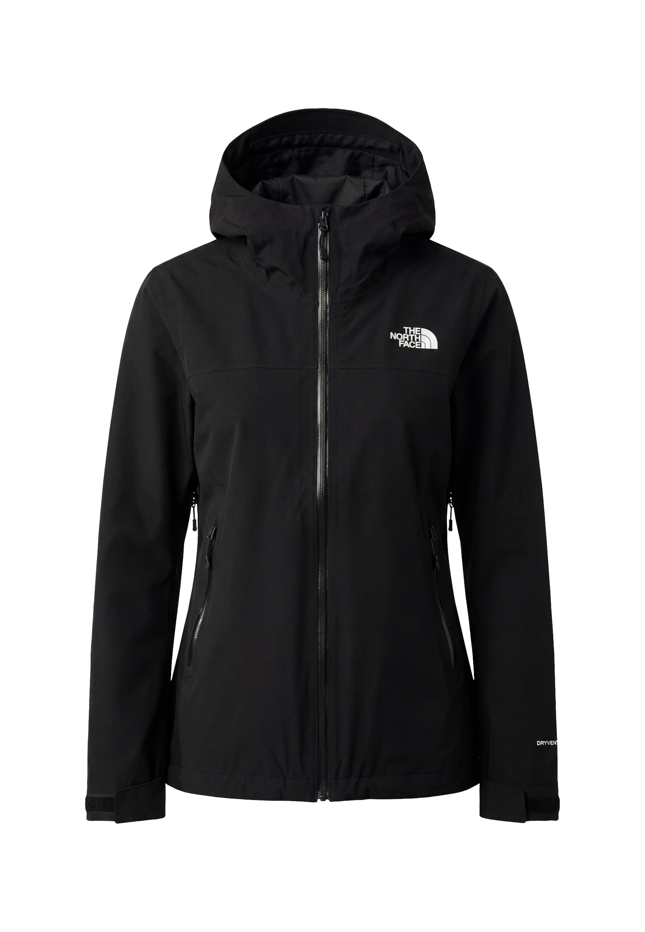 Geacă outdoor de la THE NORTH FACE pe negru: față