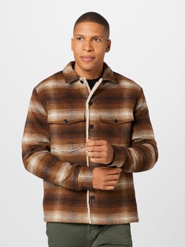 AllSaints Between-Season Jacket 'SENECA' in Brown: front