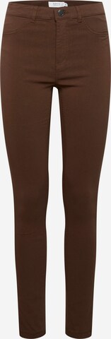 b.young Slimfit Broek 'Elva' in Bruin: voorkant