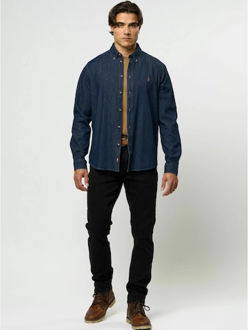 MCS Klasický střih Košile 'Tim' – modrá