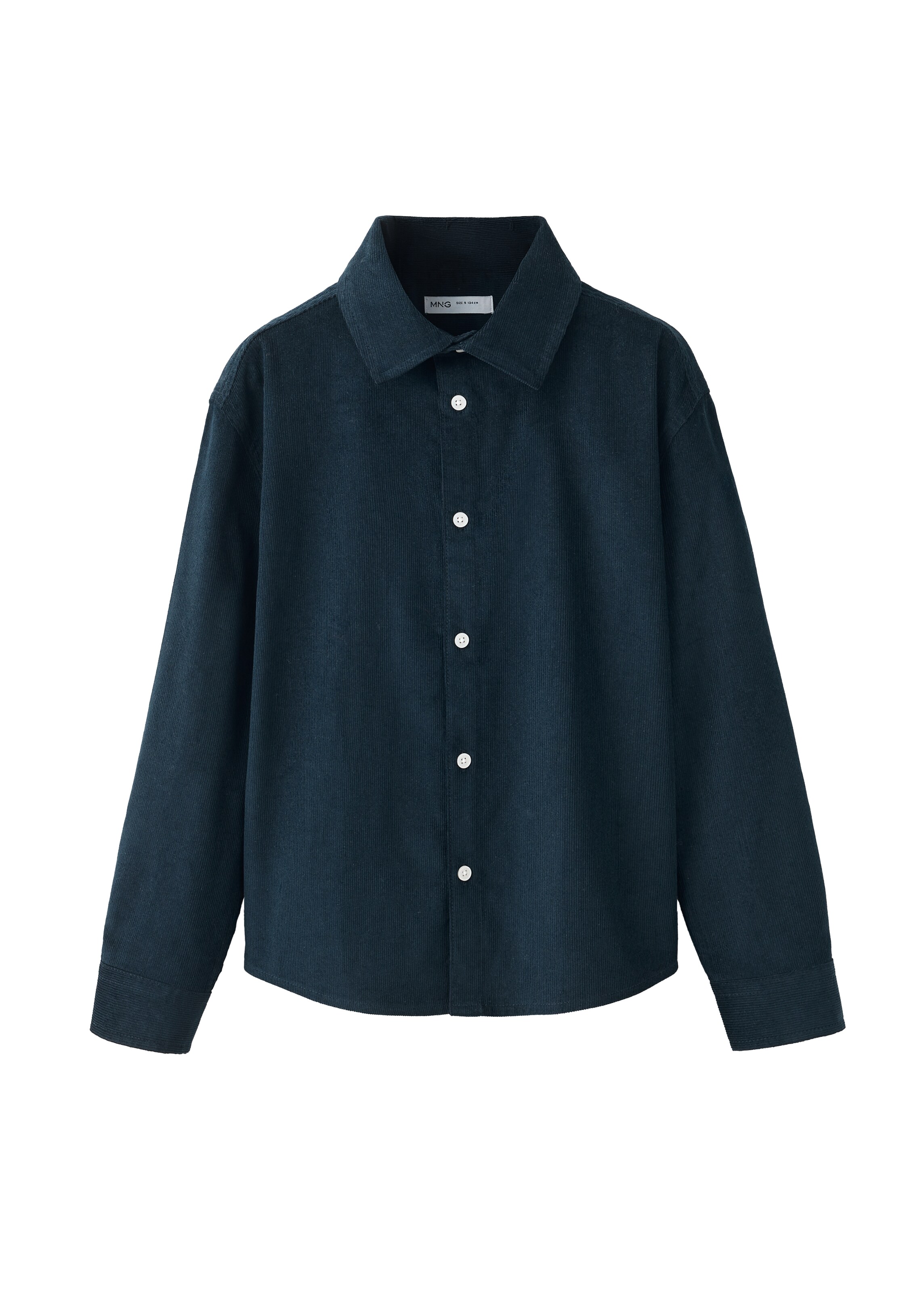 MANGO KIDS Regular fit Button Up Shirt 'COEN' in Blue: front