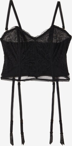 INTIMISSIMI Corsage 'LACE NEVER GETS OLD' in Schwarz: predná strana