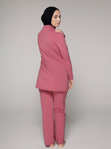 SIYA Swimwear High neck Badpak 'South – Covered - Burkini/Modest' in Rood