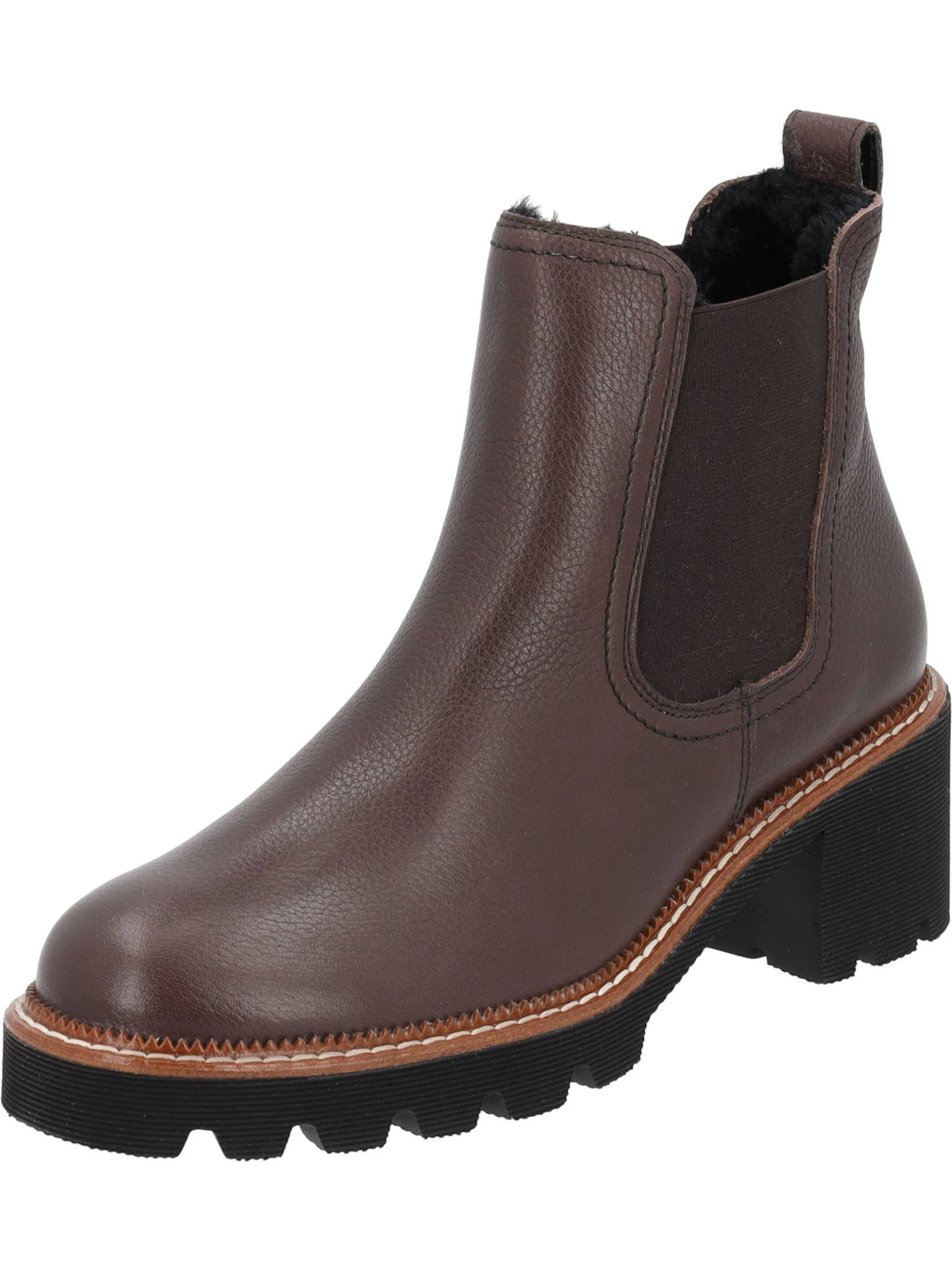 Chelsea Boots Damen Braun Braune GefÃ¼tterte Stiefeletten Green