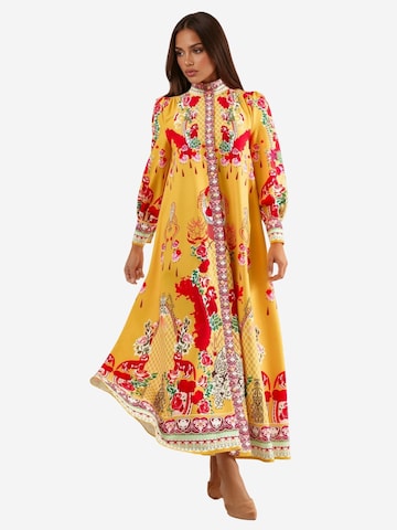 MSN Collection Dress 'Maxi' in Yellow: front