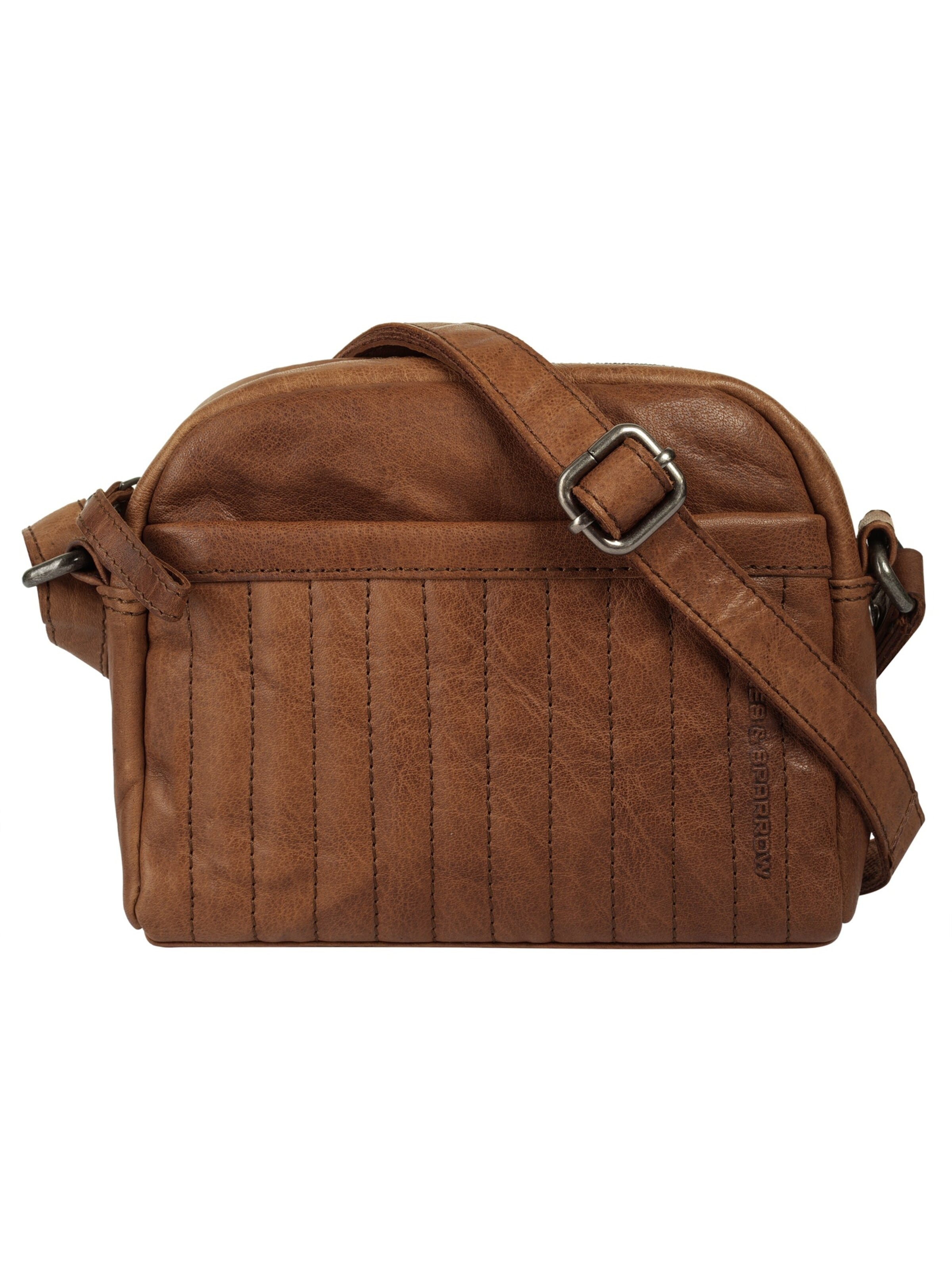 Sac à bandoulière Spikes & Sparrow en marron : devant