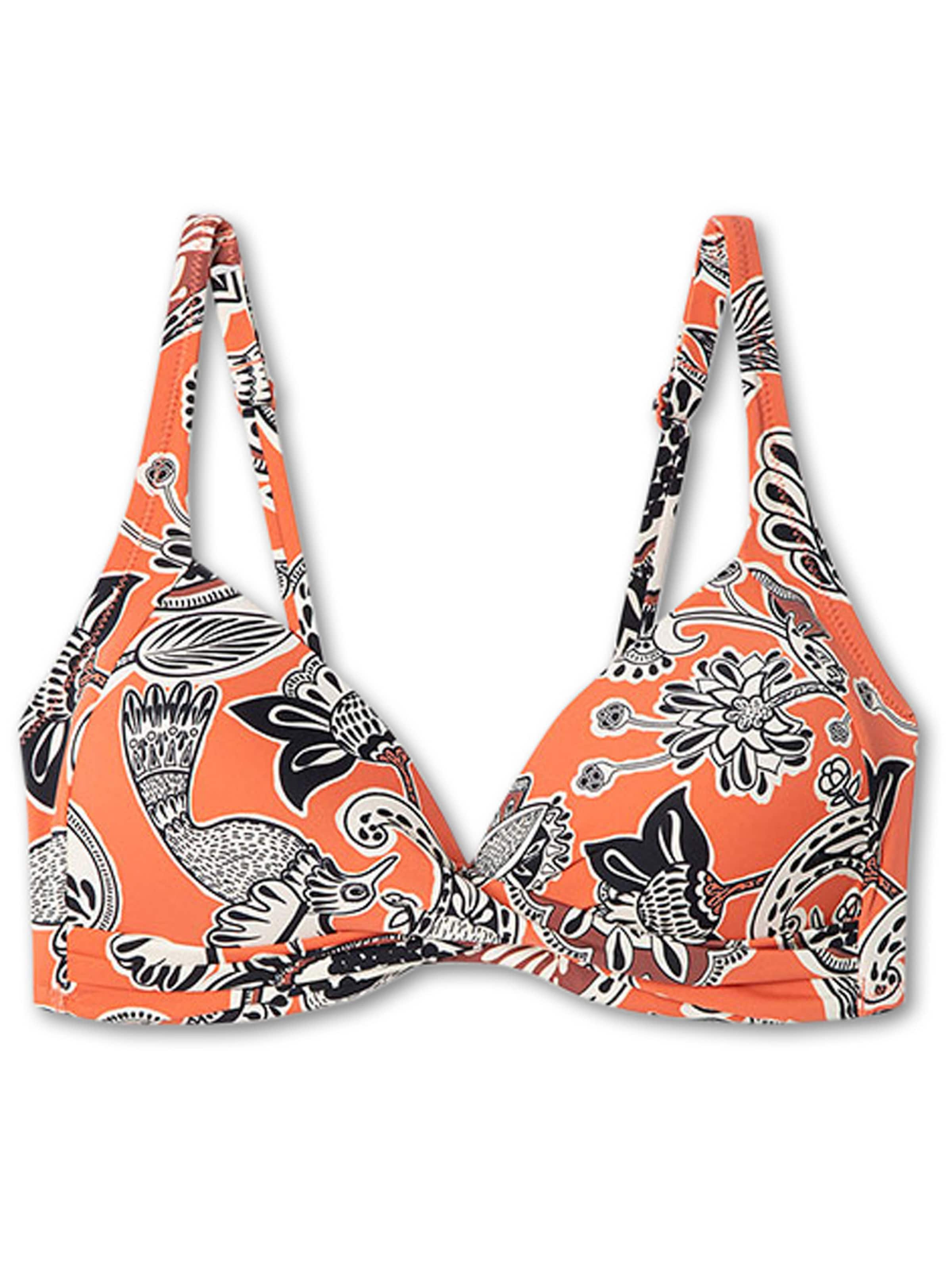 Gisela Балконет Верх бикини в Оранжевый: спереди