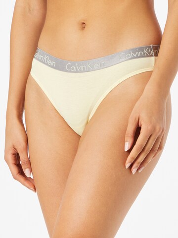 Calvin Klein Underwear Püksikud, värv kollane: eest vaates