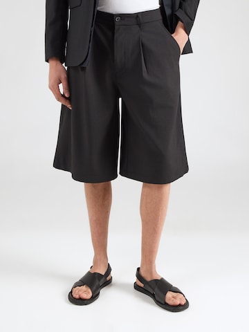 Woodbird Regular Broek 'WBBin' in Zwart: voorkant