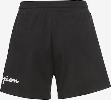 Champion Authentic Athletic Apparel Regular Trousers in Black