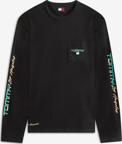 Tommy Jeans Paita 'LA' värissä vihreä / aprikoosi / musta / valkoinen, Tuotenäkymä