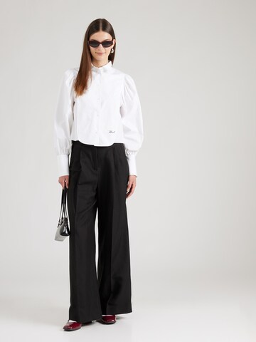 Camicia da donna di Karl Lagerfeld in bianco