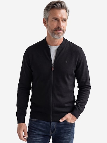 redmond Strickjacke 'Basic'‌‌‌‌‌‌ in Schwarz
