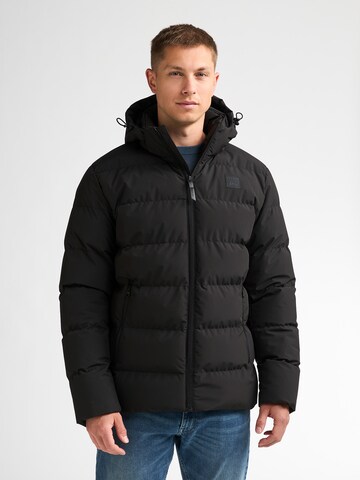 Veste d’hiver Petrol Industries en noir : devant