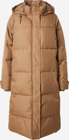 Manteau d’hiver 'IRENE' ONLY en marron : devant