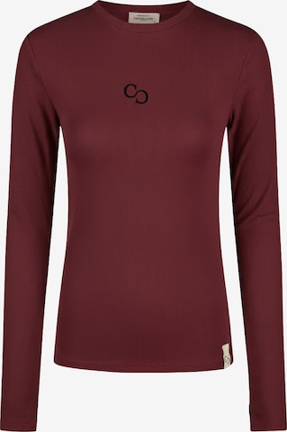 Cotton Candy Langarmshirt in Rot: Vorderseite