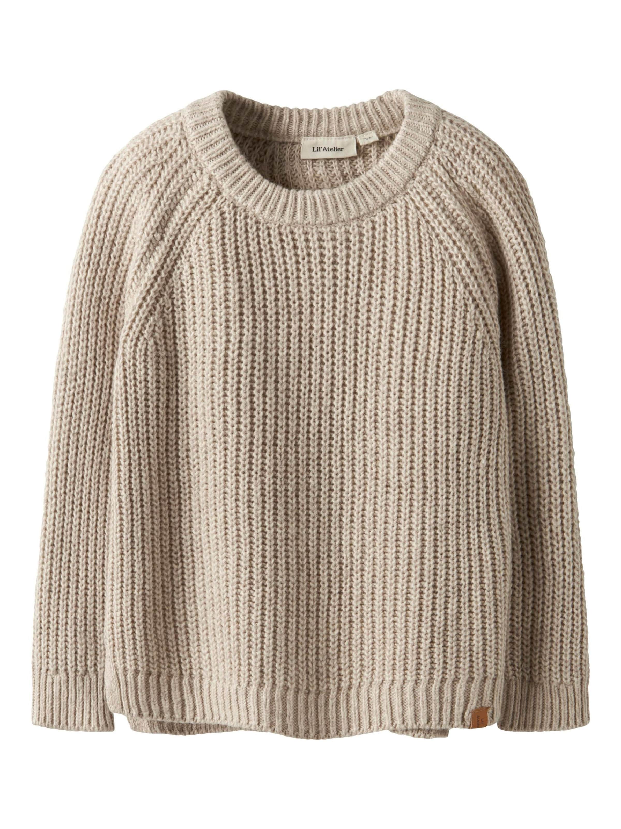Pull-over Lil'Atelier en beige : devant
