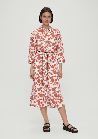 s.Oliver BLACK LABEL Shirt Dress in Orange